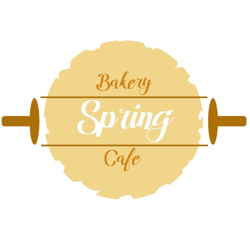 Spring Bakery Cafe with dough (White)