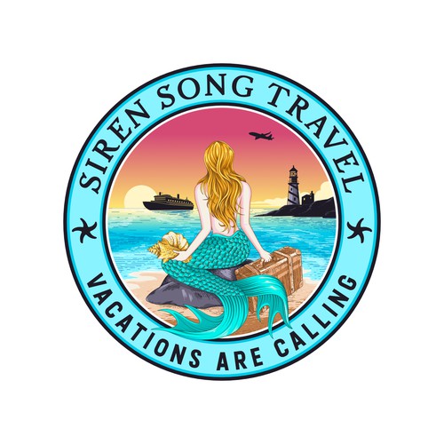 Logo Design for Siren Song Travel