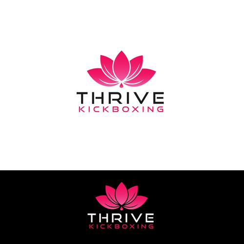 Thrive Kickboxing logo design