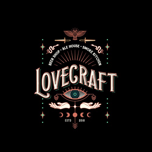 Logo for a beer house