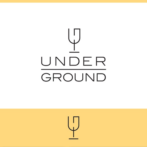 Wine and restaurant logo