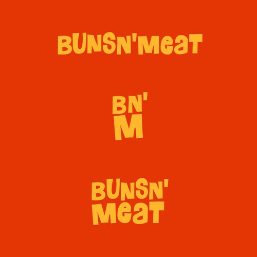 Logo variations for burger brand.