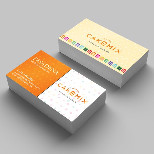 Business Card Design for Cakemix 