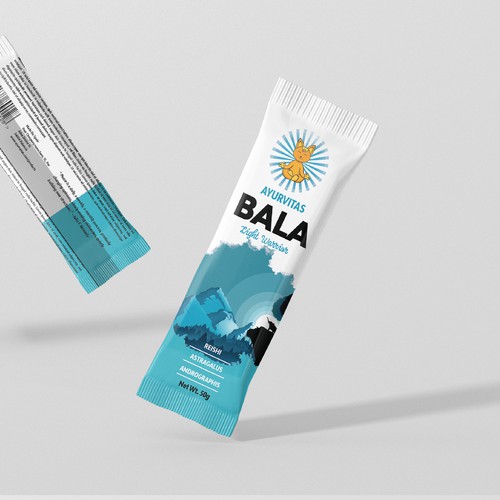 label design concept for the Ayurvitas.