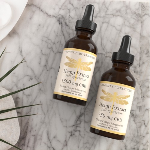 Label design for CBD Full spectrum