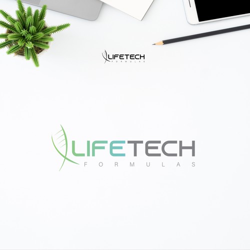 LIFETECH Logo design