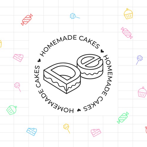 De Homemade Cakes - Logo Design