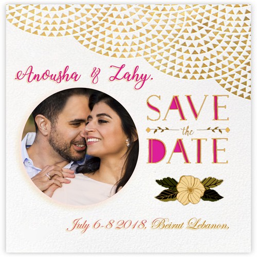 Save the date Card 