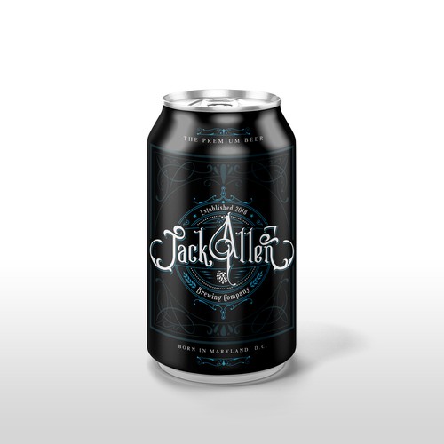 Jack Allen Brewing Co. Mockup