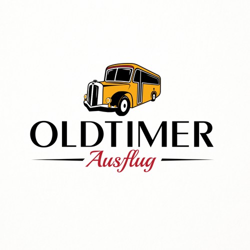 Mature and Classic Logo Design for Company that Hiring Oldtimer Vehicles