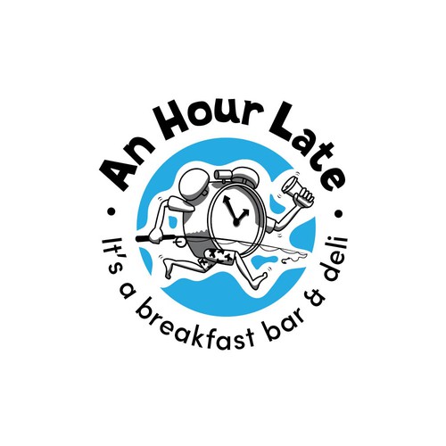 LOGO FOR A BREAKFAST BAR IN A FISHING BOAT MARINA