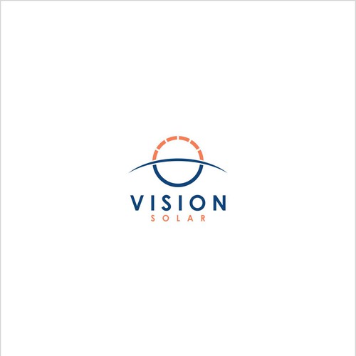 logo concept for vision solar