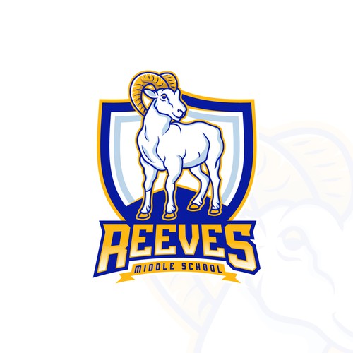 RAM Logo design for Reeves Middle School 