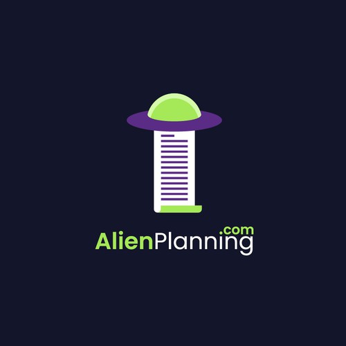Simple yet Youthful Logo Concept for AlienPlanning.com