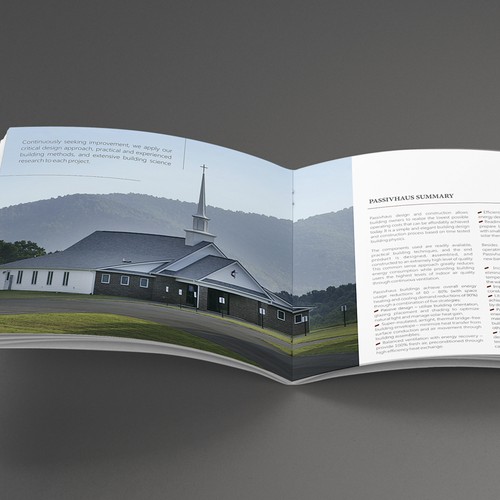 brochure design for Structures Design/Build