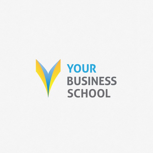Logotype for online business school.