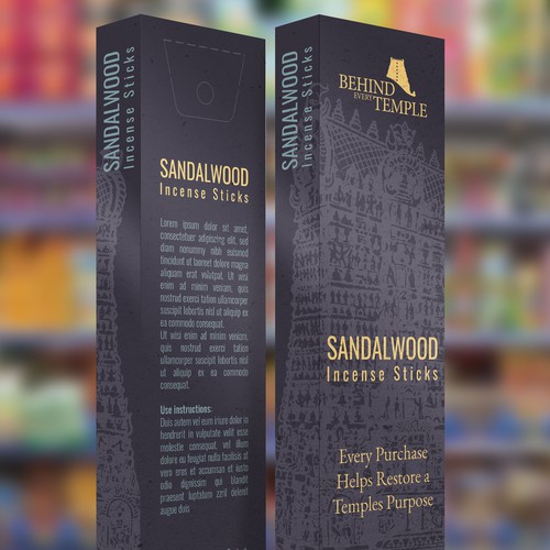 Incense sticks packaging