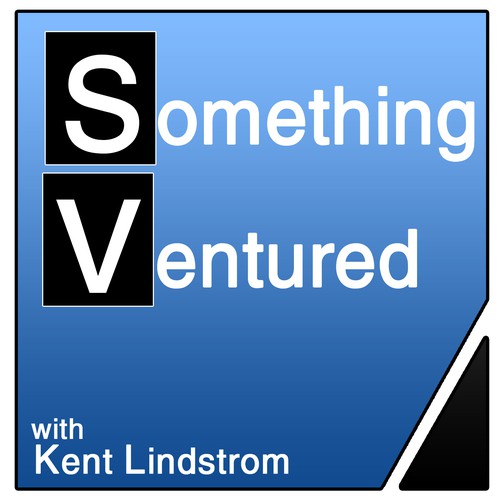 "Something Ventured" Podcast cover art for iTunes Podcast store