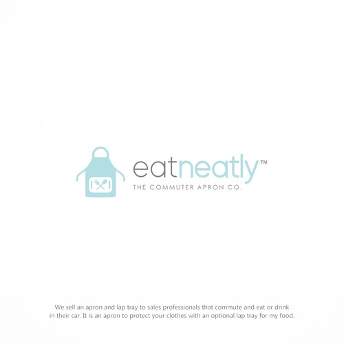 Simple Logo for Apron Company Eat Neatly