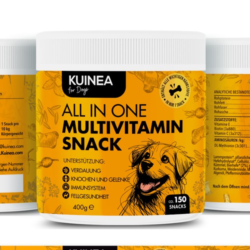Dog Snack Package design