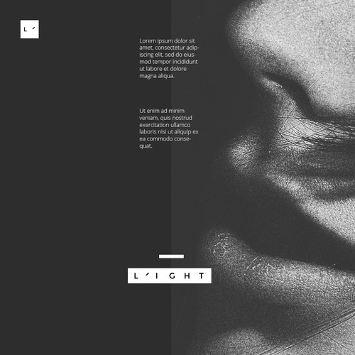 Logo concept for light