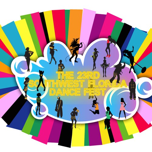 Illustration design for a dance festival