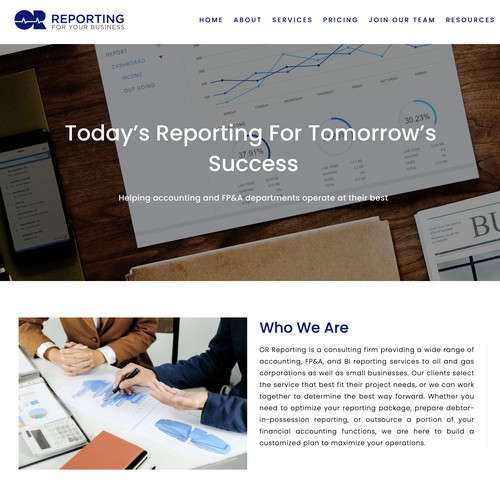 OR Reporting Business Consulting