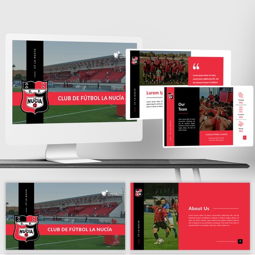 CF La Nucía - Soccer - PowerPoint Template