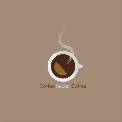 Un logo minimale per "Coffee Secret Coffee"