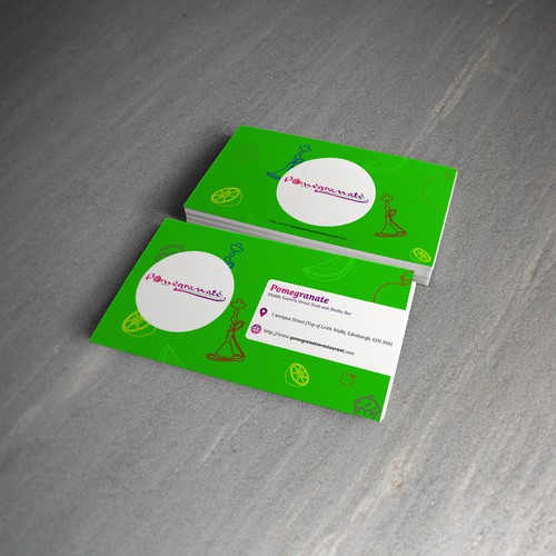 Pomegranate Business Card