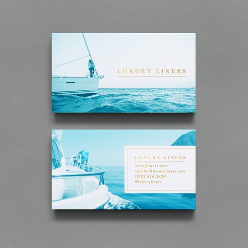 Business Card: Yacht Rentals & Charters