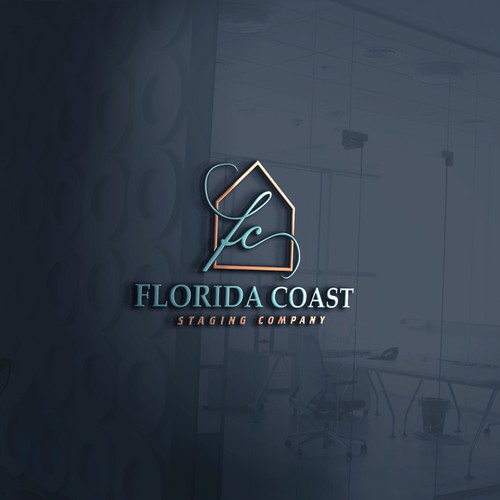 Spophisticated and luxurious staging company logo