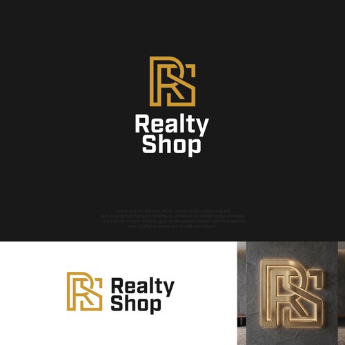Realty Shop: Premium Monogram Brand Identity
