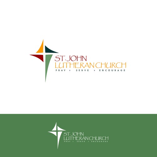 St. John Lutheran Church logo design 