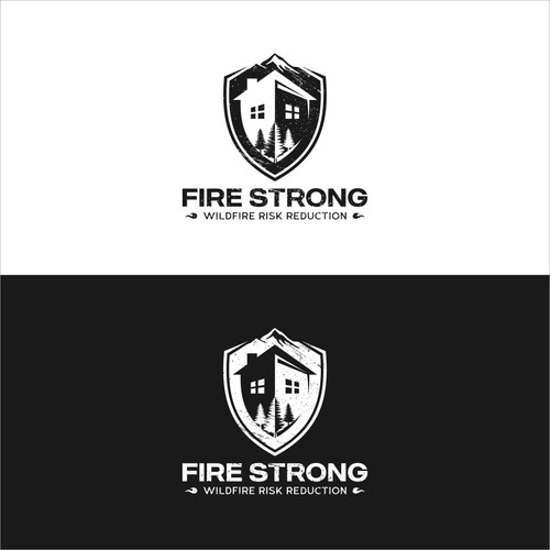 Powerful bold logo concept for Wildfire home defense