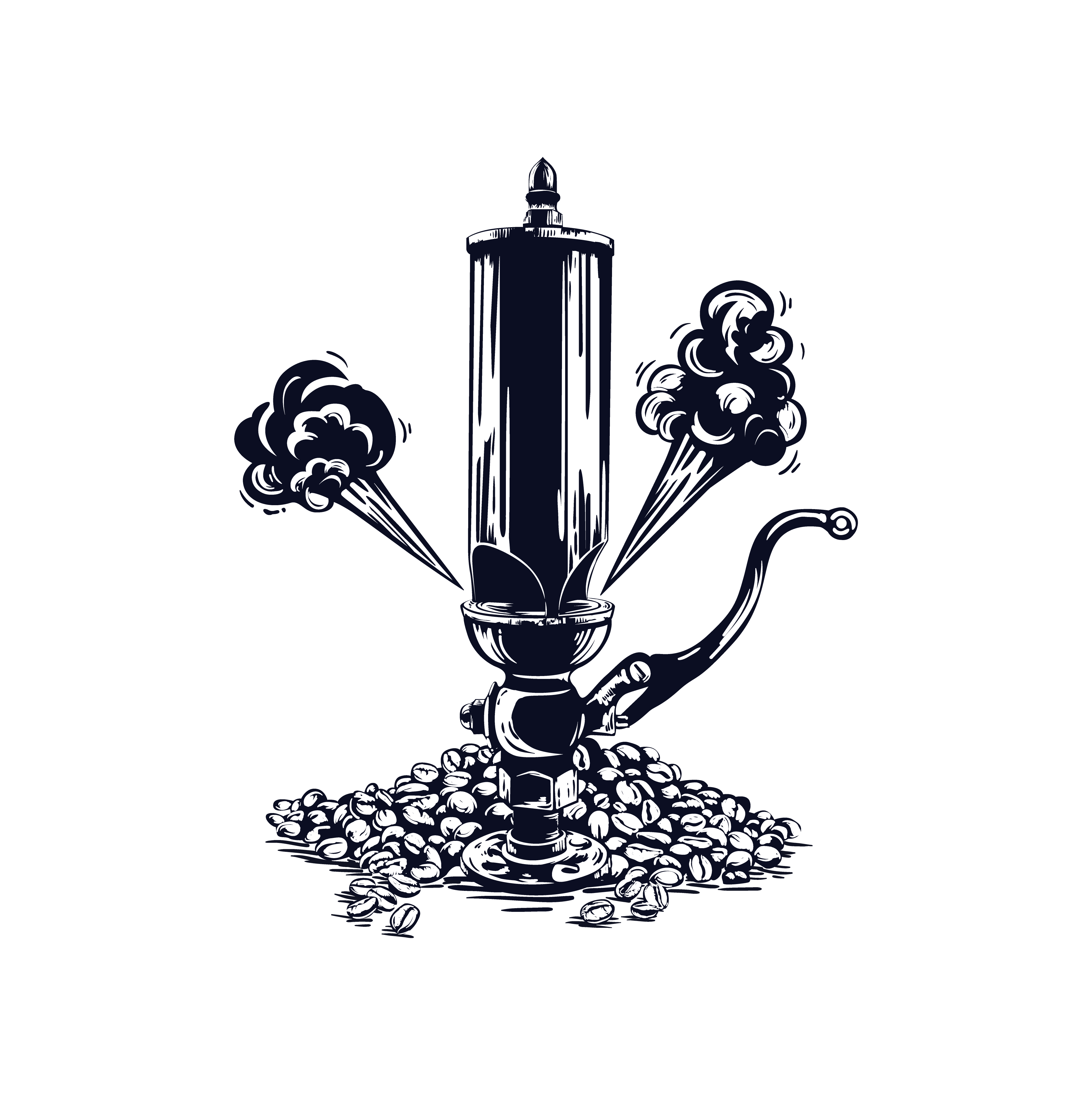 Illustration of a steamwhistle