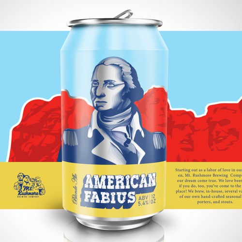 Patriotic Beer Can