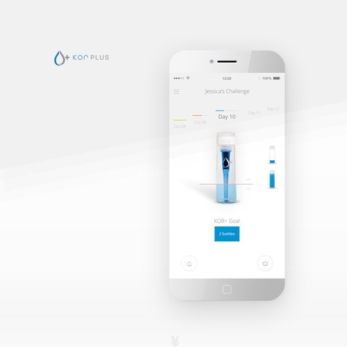 Mobile app for KOR+ water