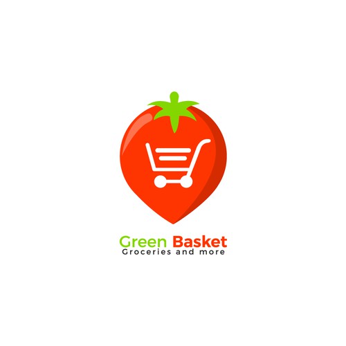 logo for app "Green Basket"