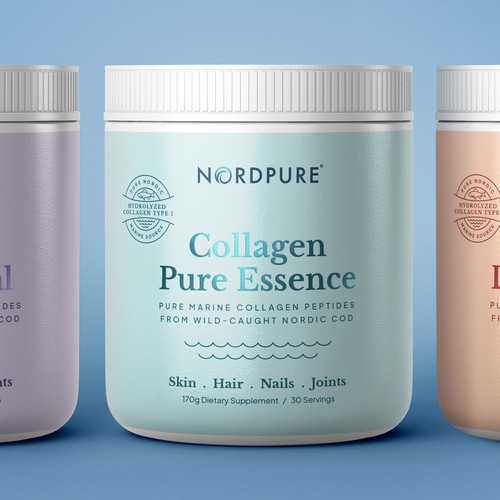 Nordpure Collagen Label design