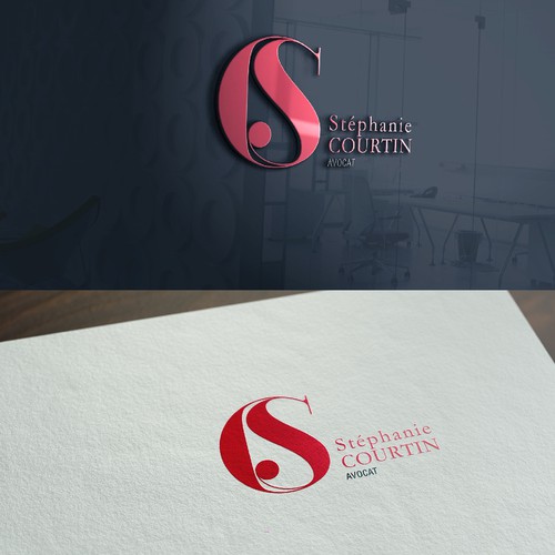 Concept logo pour l'avocat S. Courtin