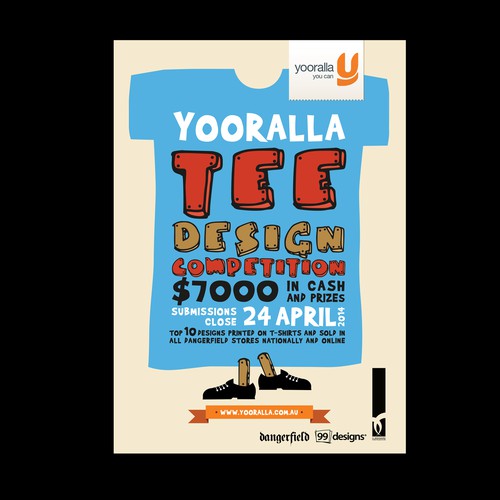 Street Art Wanted! Design a flyer/poster for a t-shirt contest to promote positive images of disability