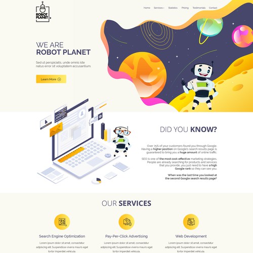 Website for SEO Company