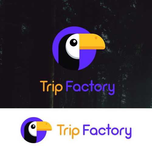 Fun logo for Trip Factory