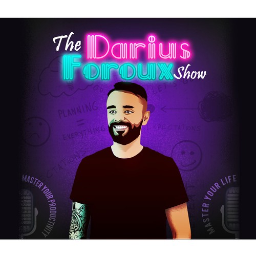 Podcast design for Darius Foroux Show