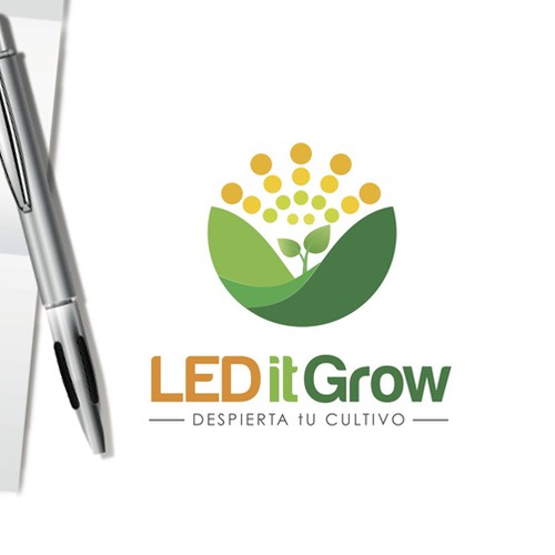 Create the graphical image of our LED grow lights!