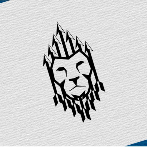 A Lion logo concept for a weapons photography brand.