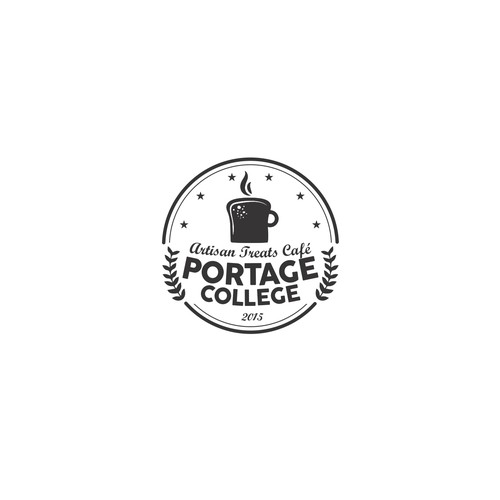 Bakery and Cafe logo concept for Portage College