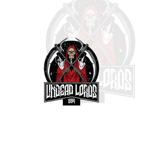 Grim reaper logo design for online game community