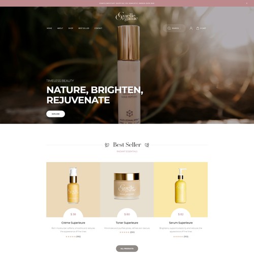 Cosmetics & Beauty website